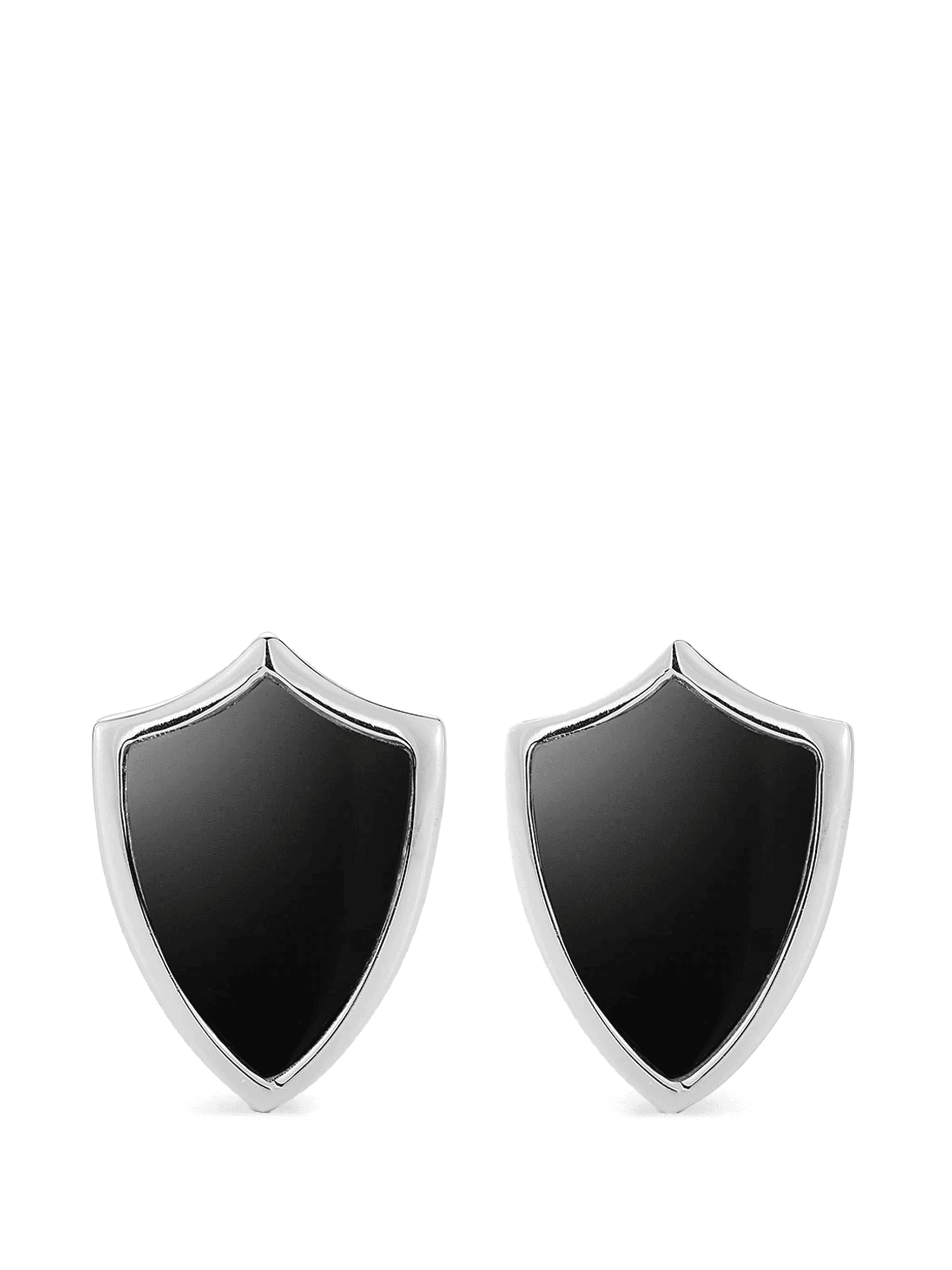 onyx shield cufflinks - Image 1