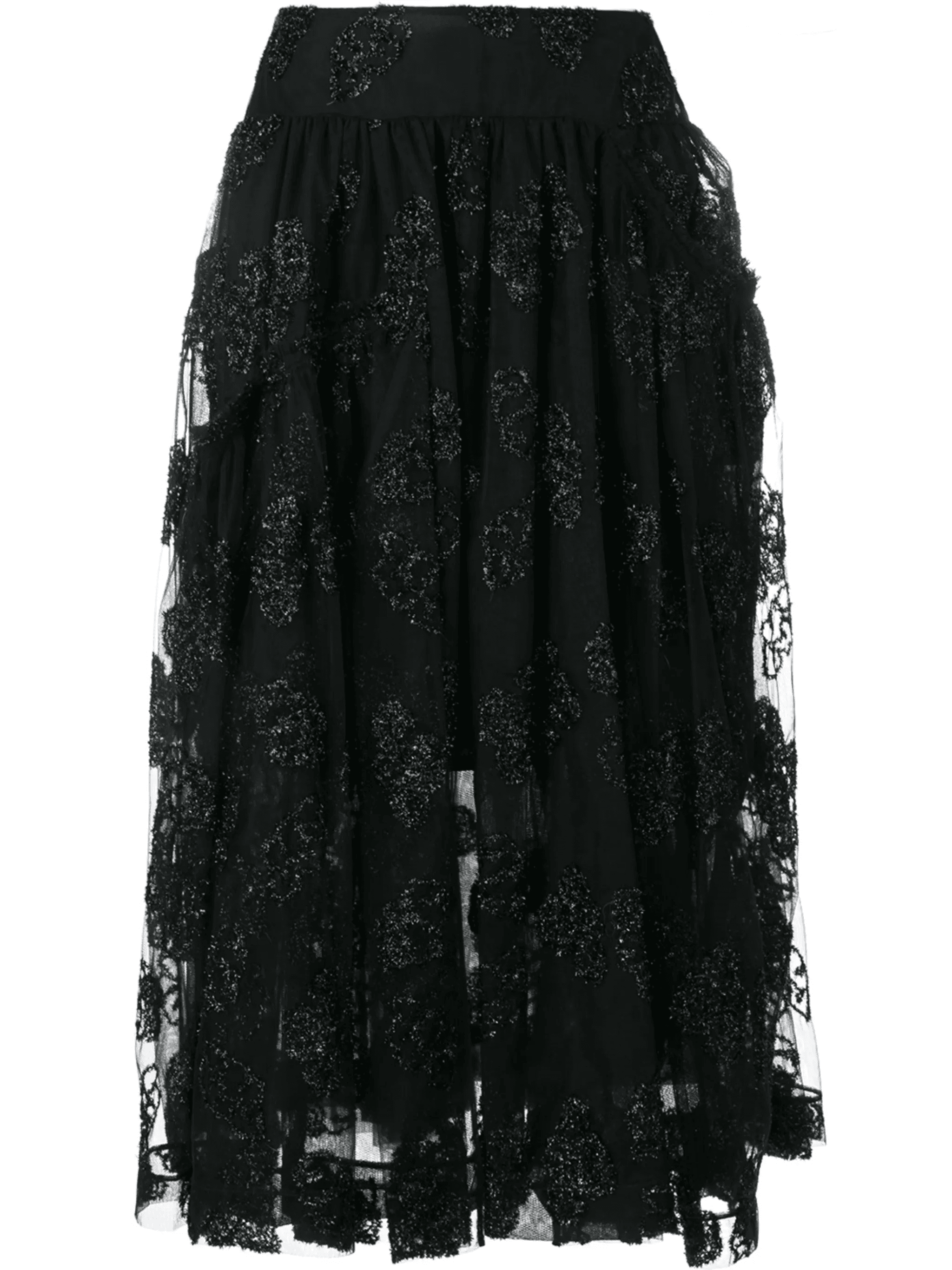jacquard tulle midi skirt - Image 1