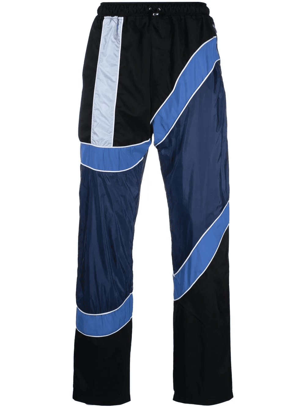 colour-block stripe-detail trousers - Image 1