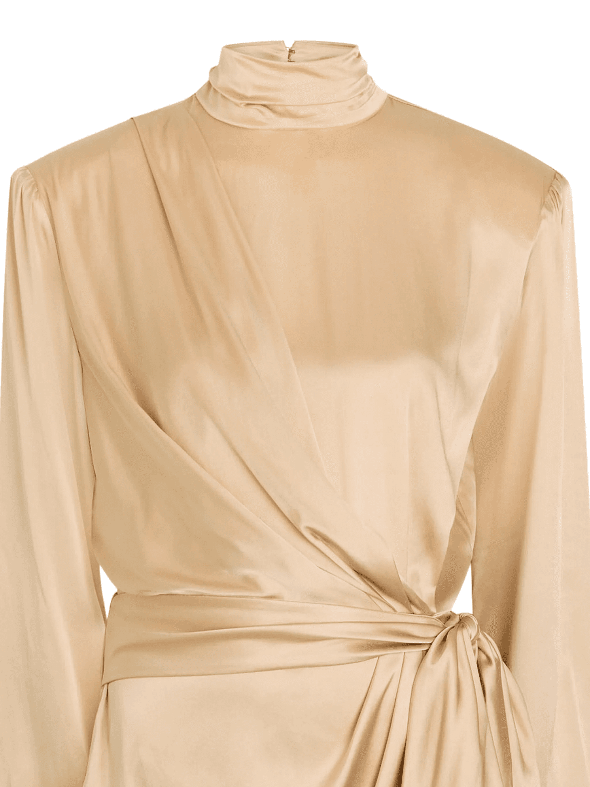 Imara draped knot mini dress - Image 1