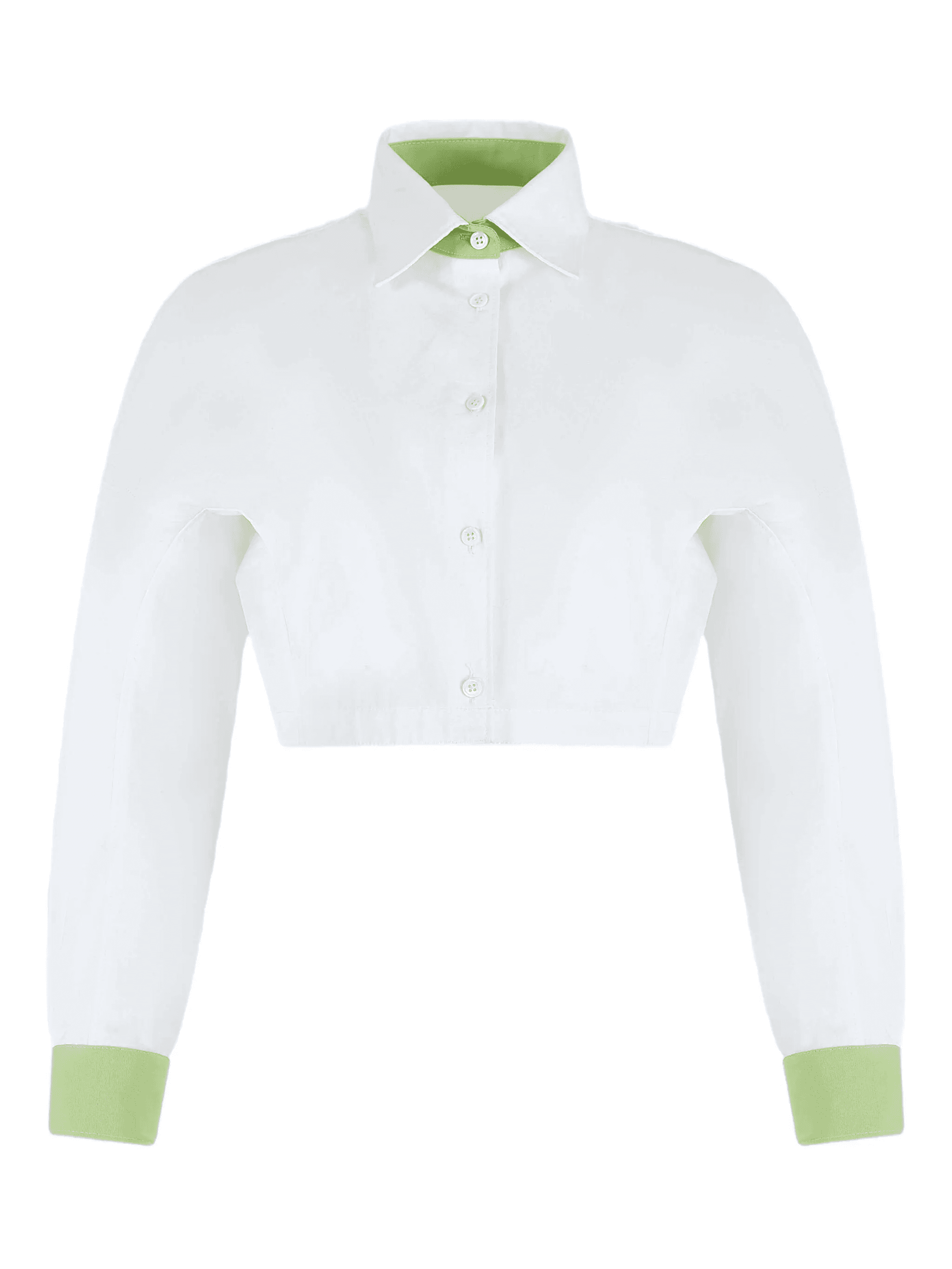 button-down poplin top - Image 1