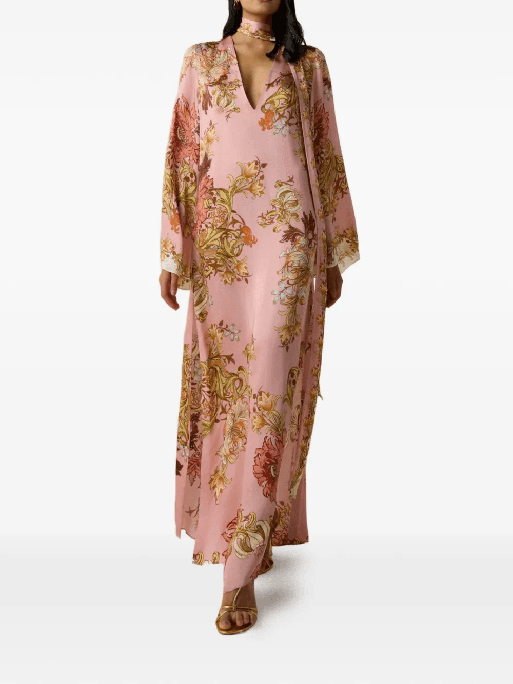 floral-print maxi dress - Image 1
