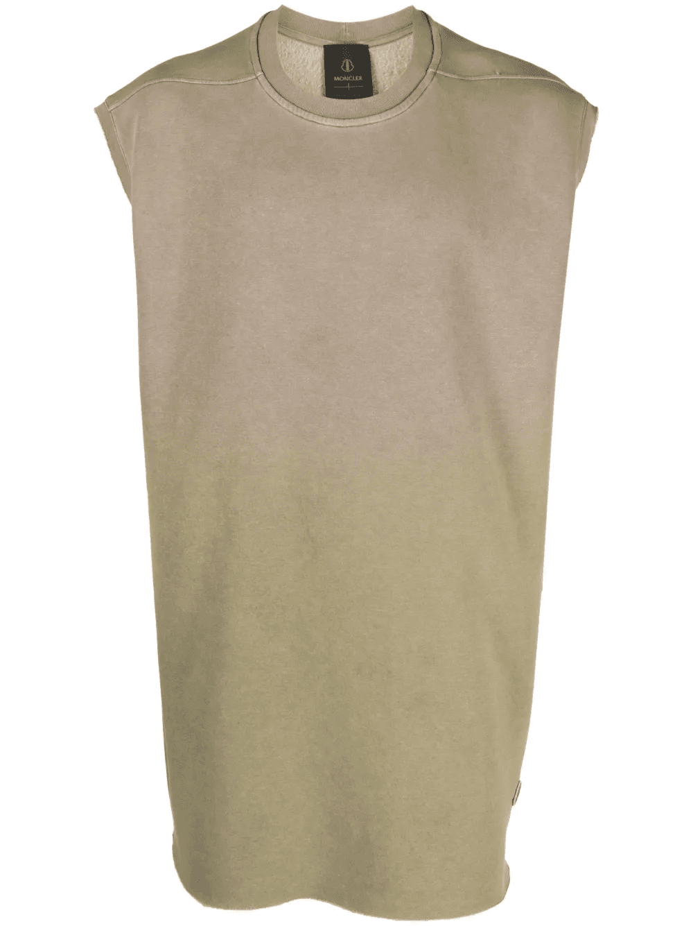 ombré-effect jersey vest - Image 1