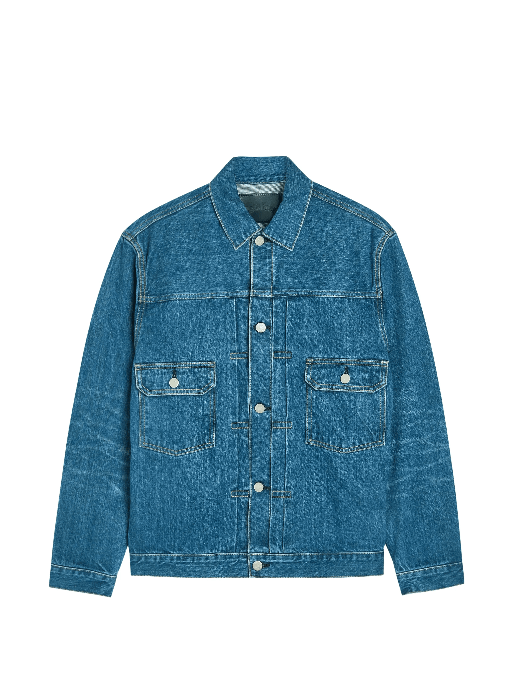 faded-effect denim jacket - Image 1