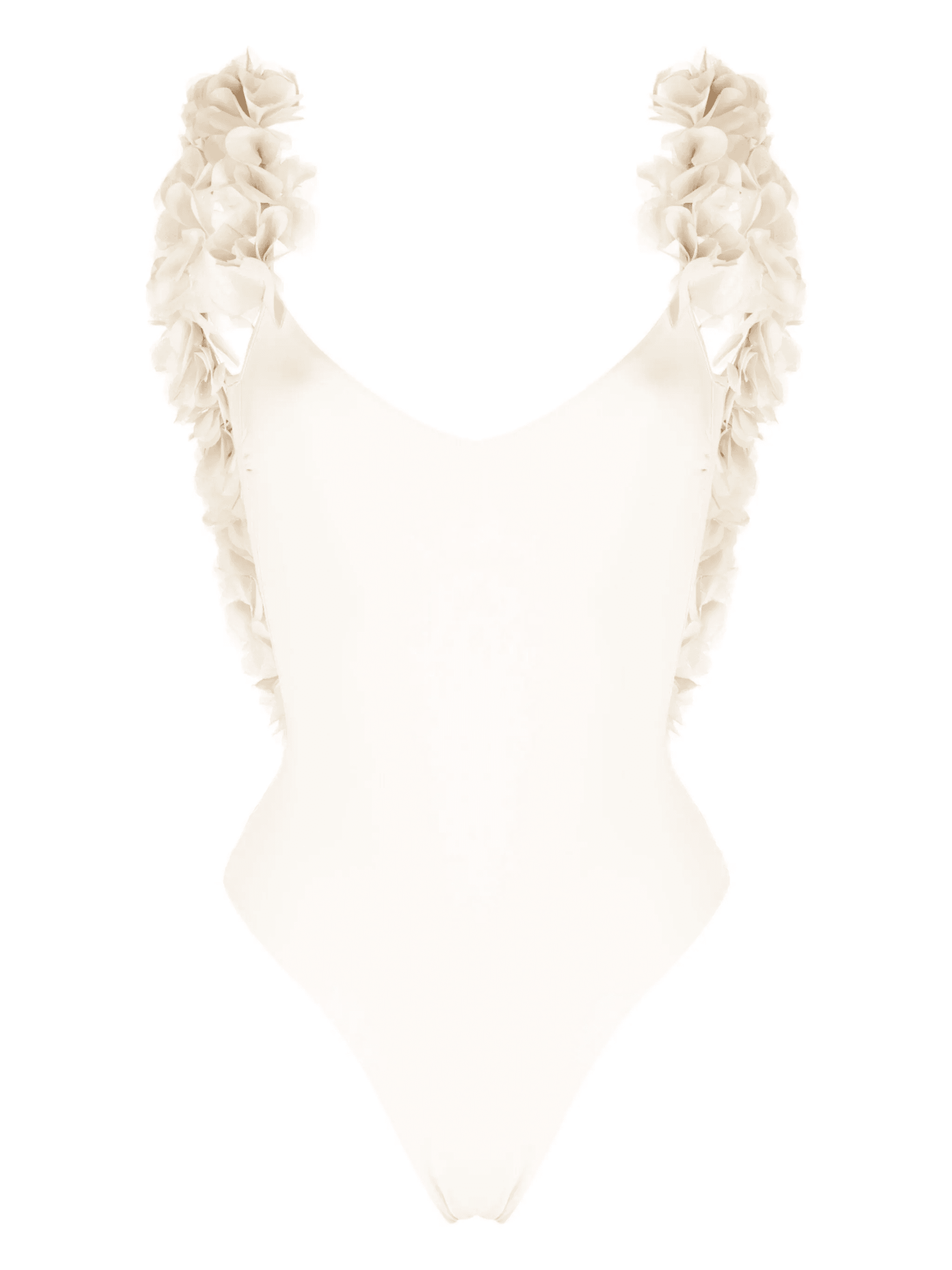 Amira floral-appliqué swimsuit - Image 1