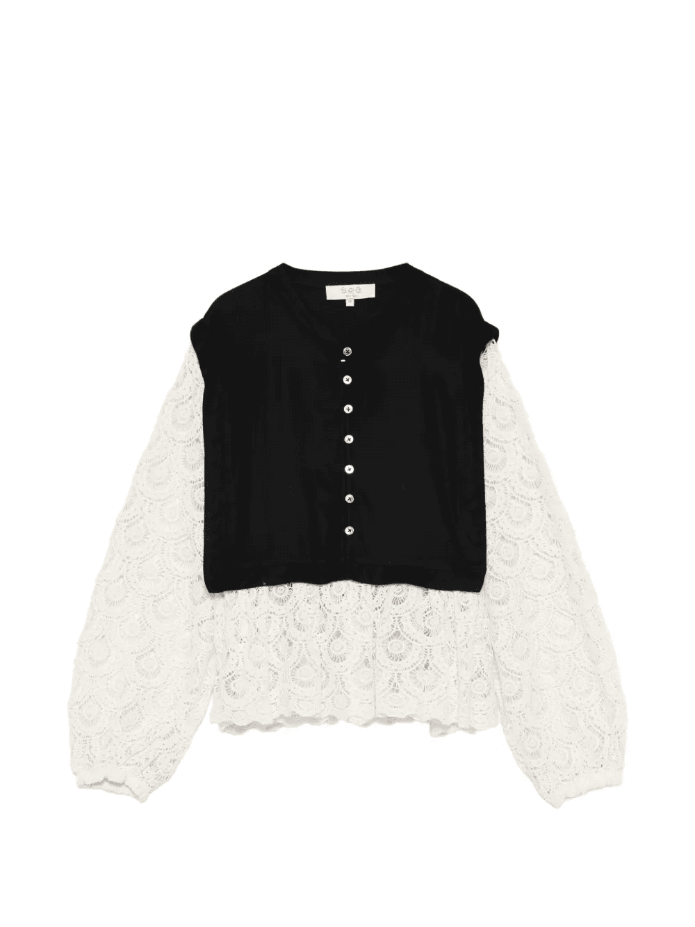Eliison lace-trim top - Image 1