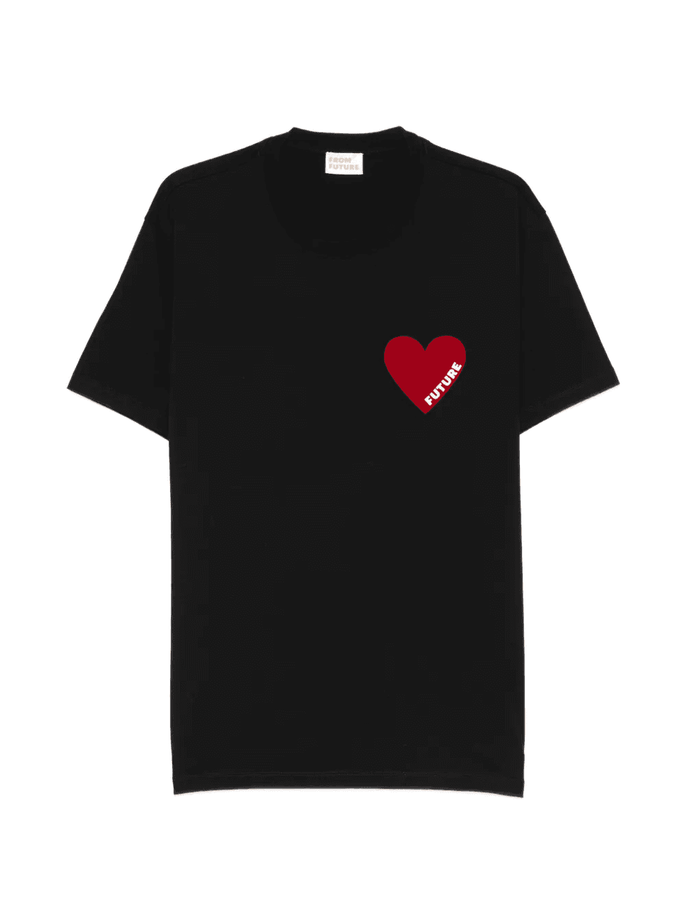 heart-motif T-shirt - Image 1