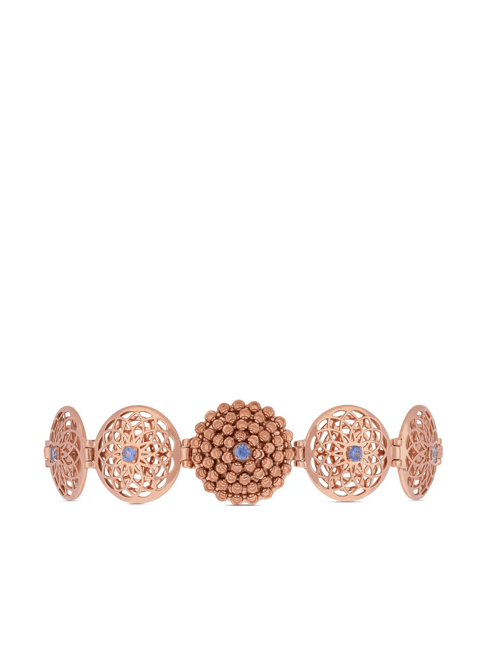18kt rose gold Mimosa sapphire bracelet - Image 1