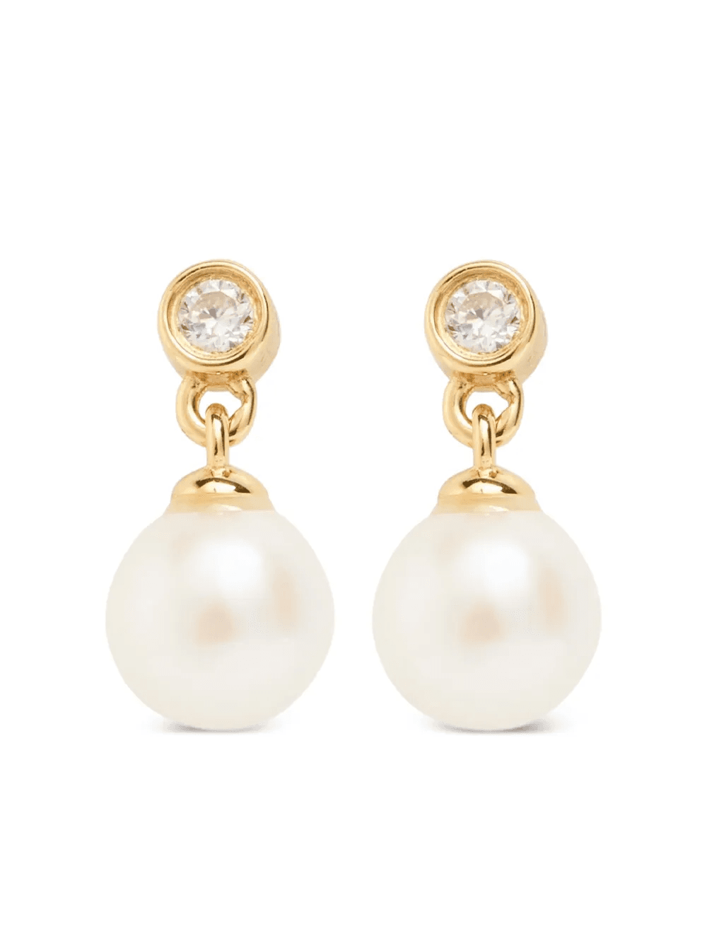 mini Odile pearl drop earrings - Image 1
