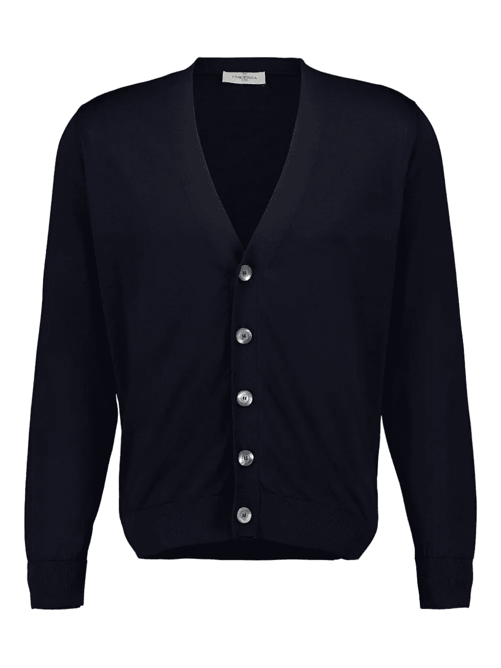 v-neck cotton cardigan - Image 1
