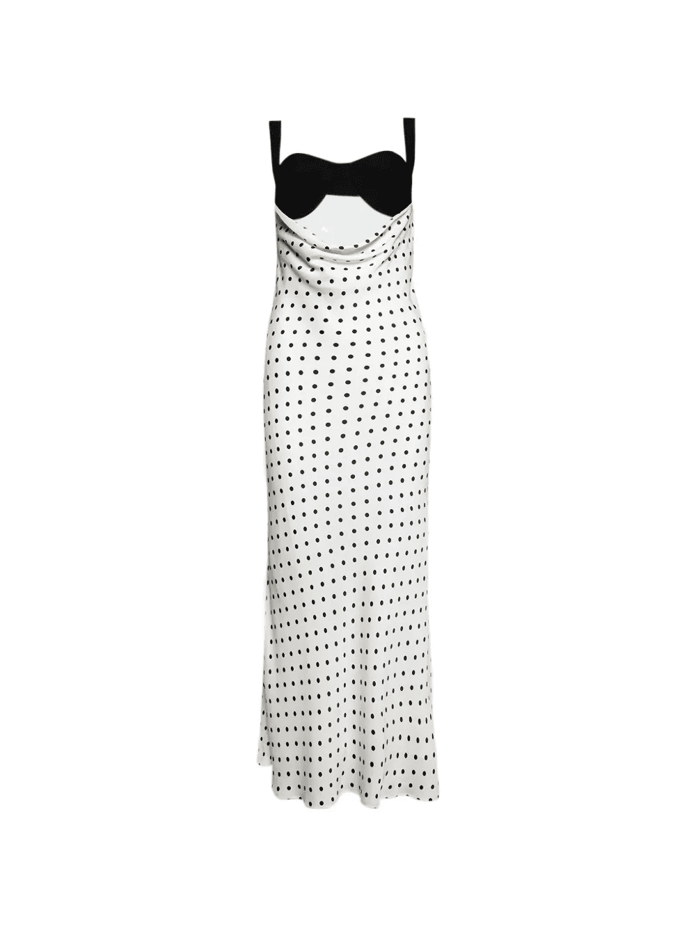 polka dot cowl dress - Image 1