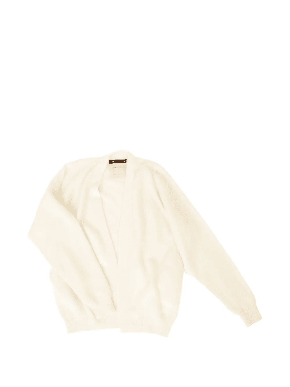 ribbed-trims cardigan - Image 1