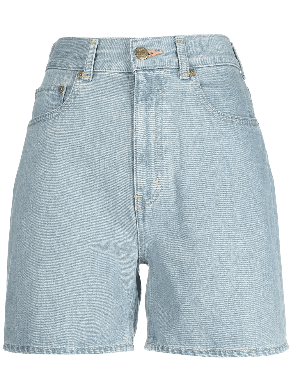 The Coral high-rise denim shorts - Image 1