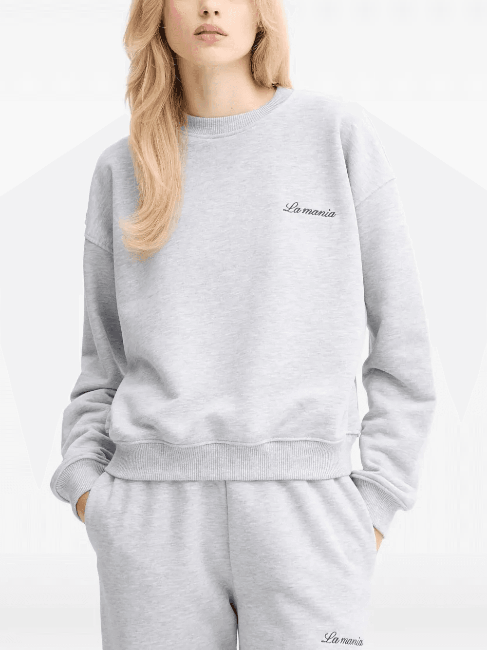 logo-embroidered sweatshirt - Image 1