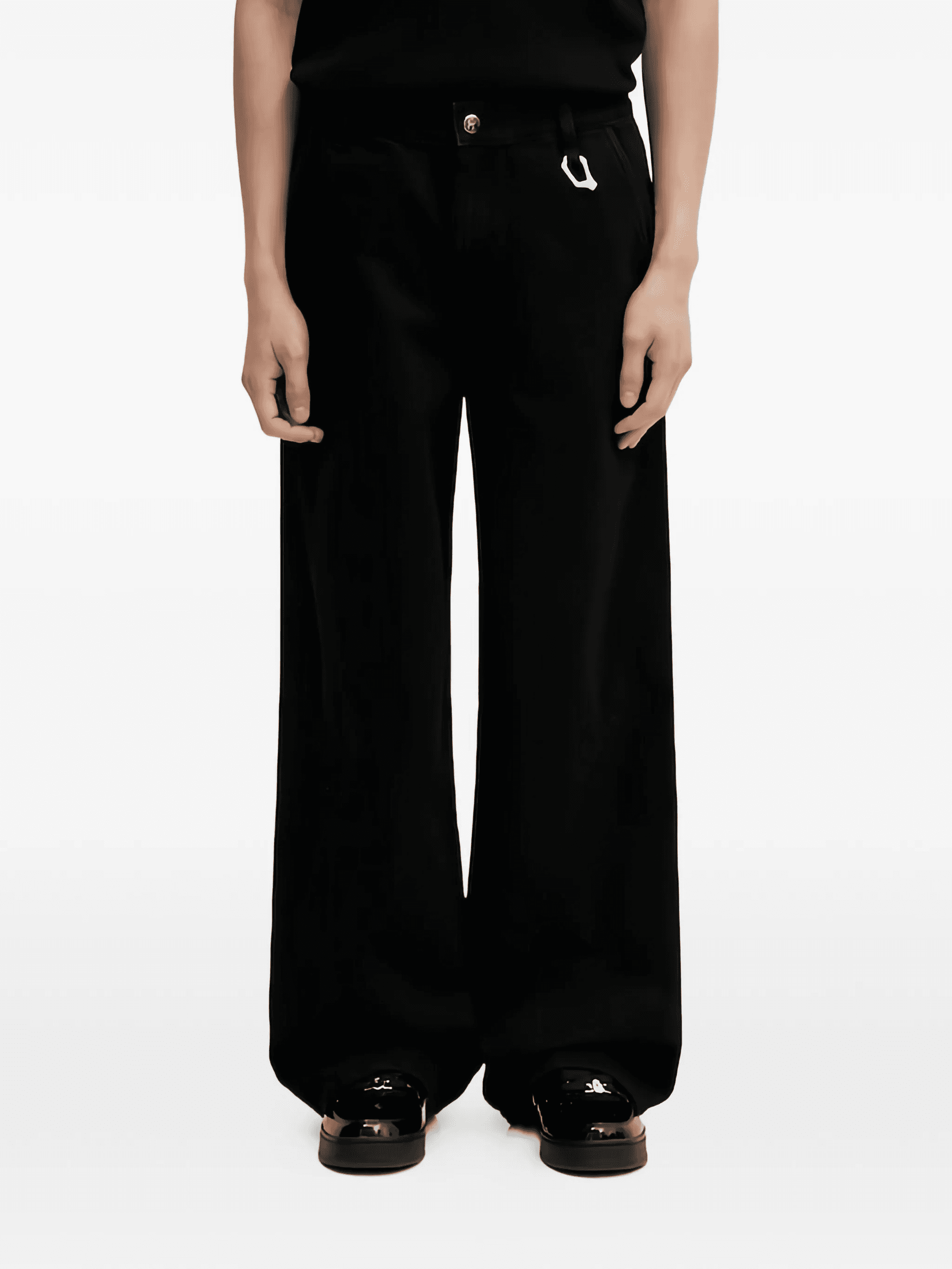 D-ring wide-leg jeans - Image 1