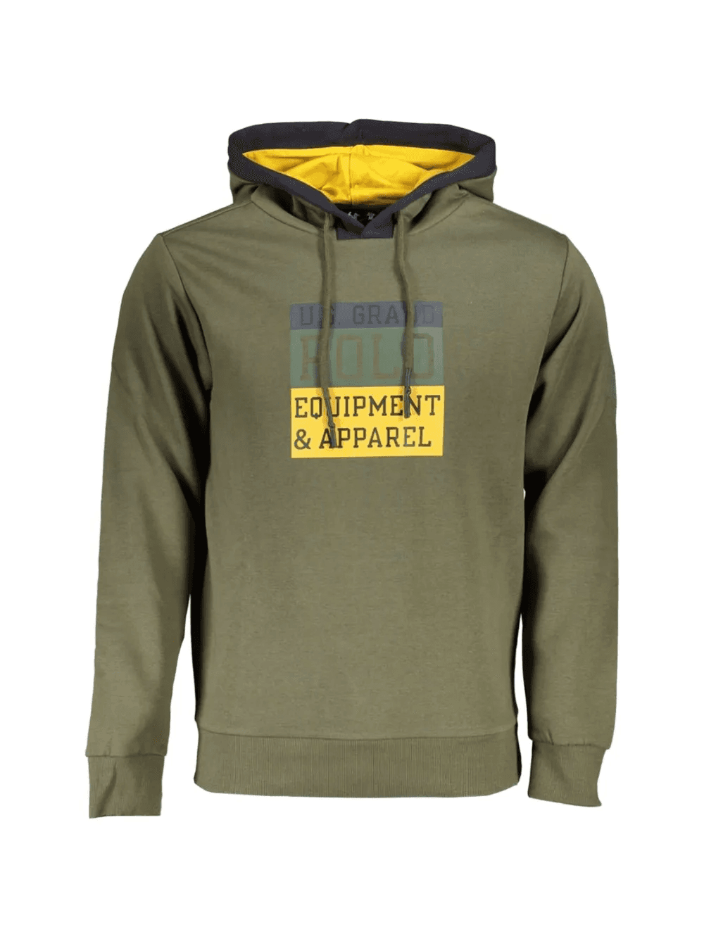 graphic-print cotton hoodie - Image 1