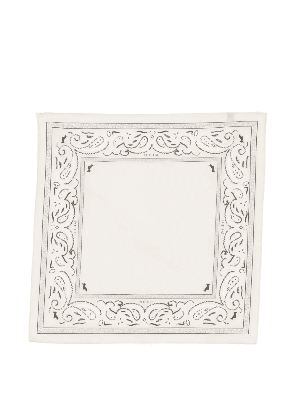 paisley-print bandana hair accessory - Image 1