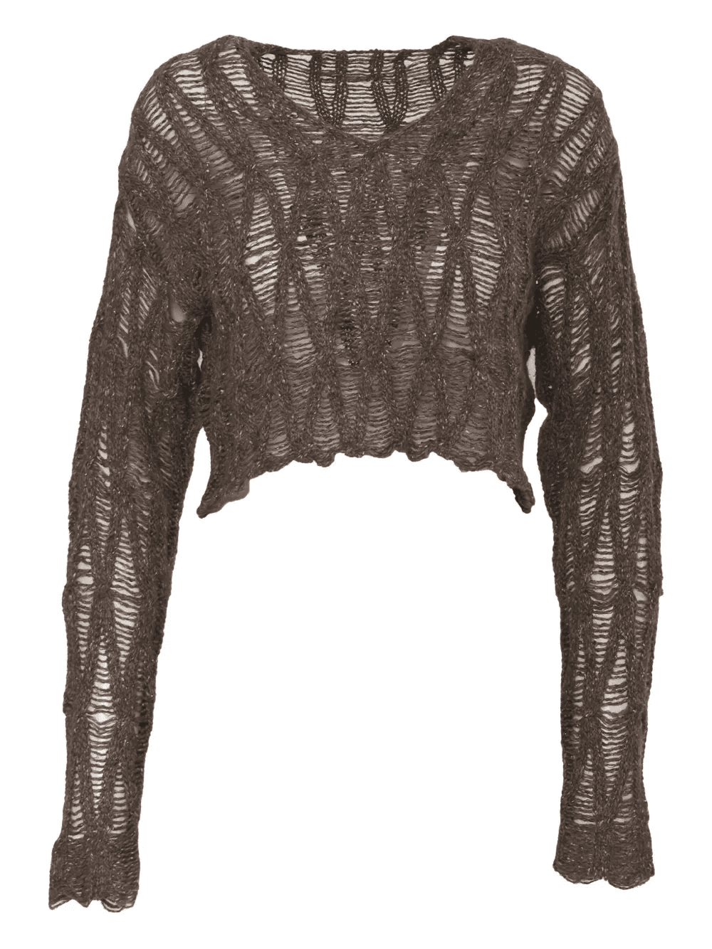 v-neck wool sweater - Image 1
