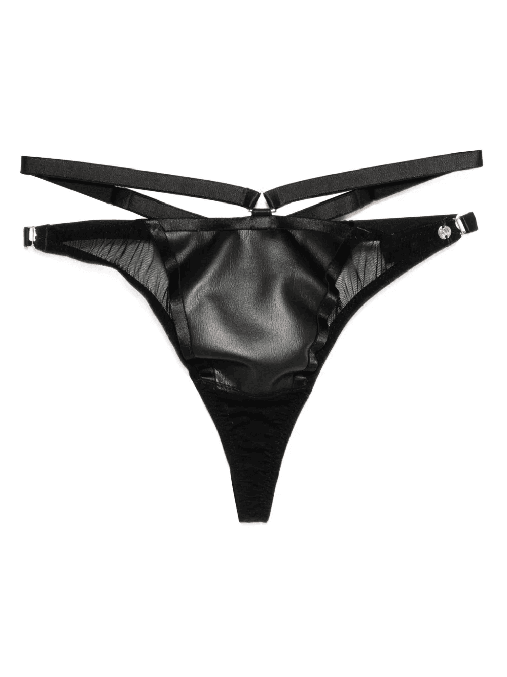 Mia strappy panelled thong - Image 1