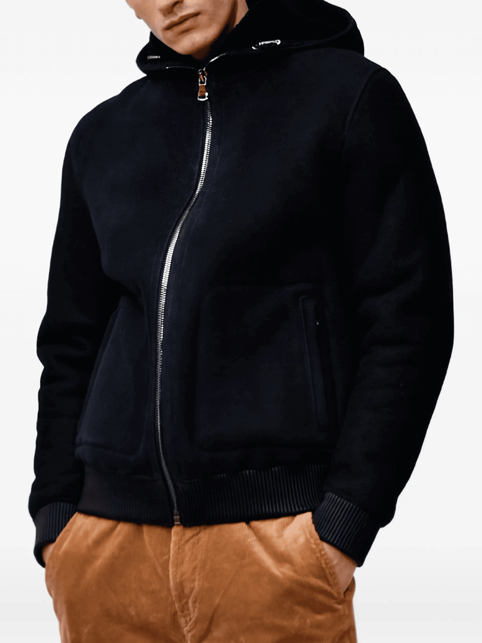 hooded zip-up jacket - Image 1