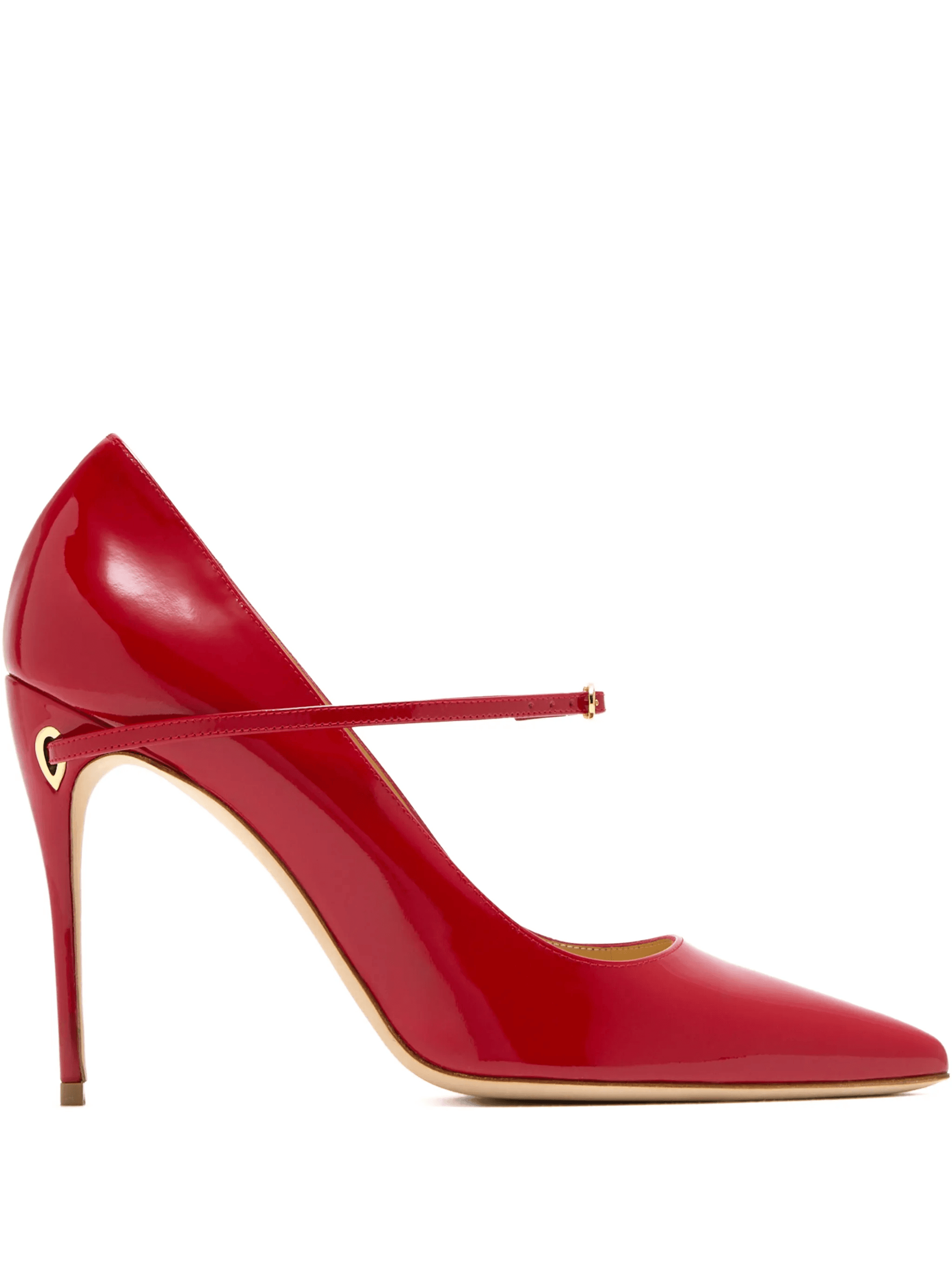 Lorenzo adjustable-strap heeled pumps - Image 1