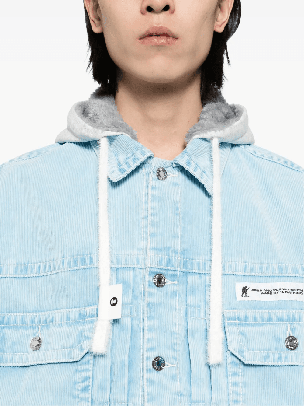 moonface-logo hooded jacket — Image 2