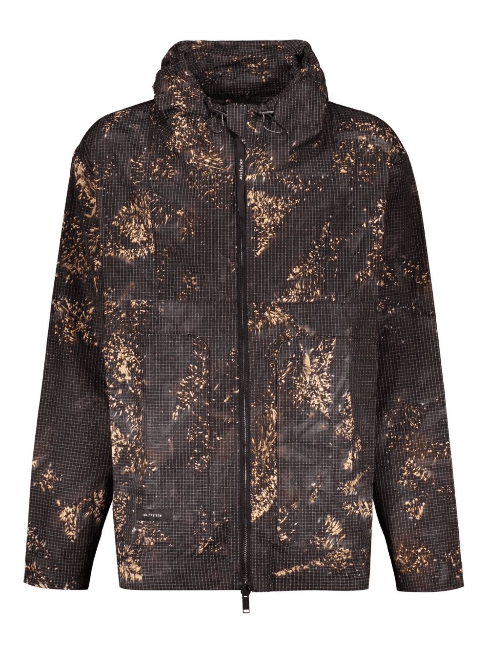 abstract-print jacket - Image 1