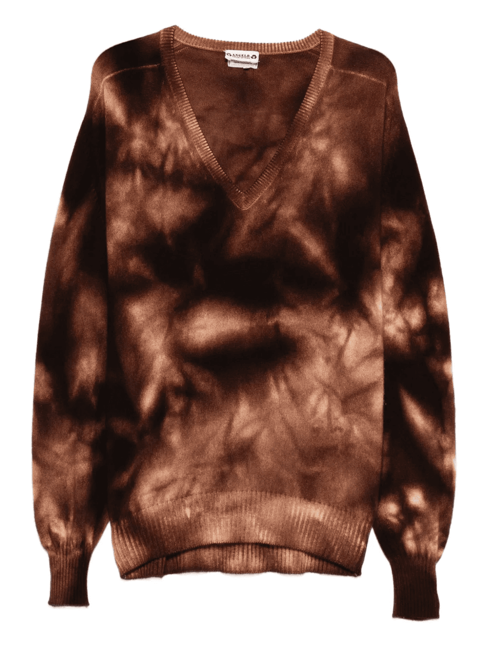 V-neck tie-dye top - Image 1