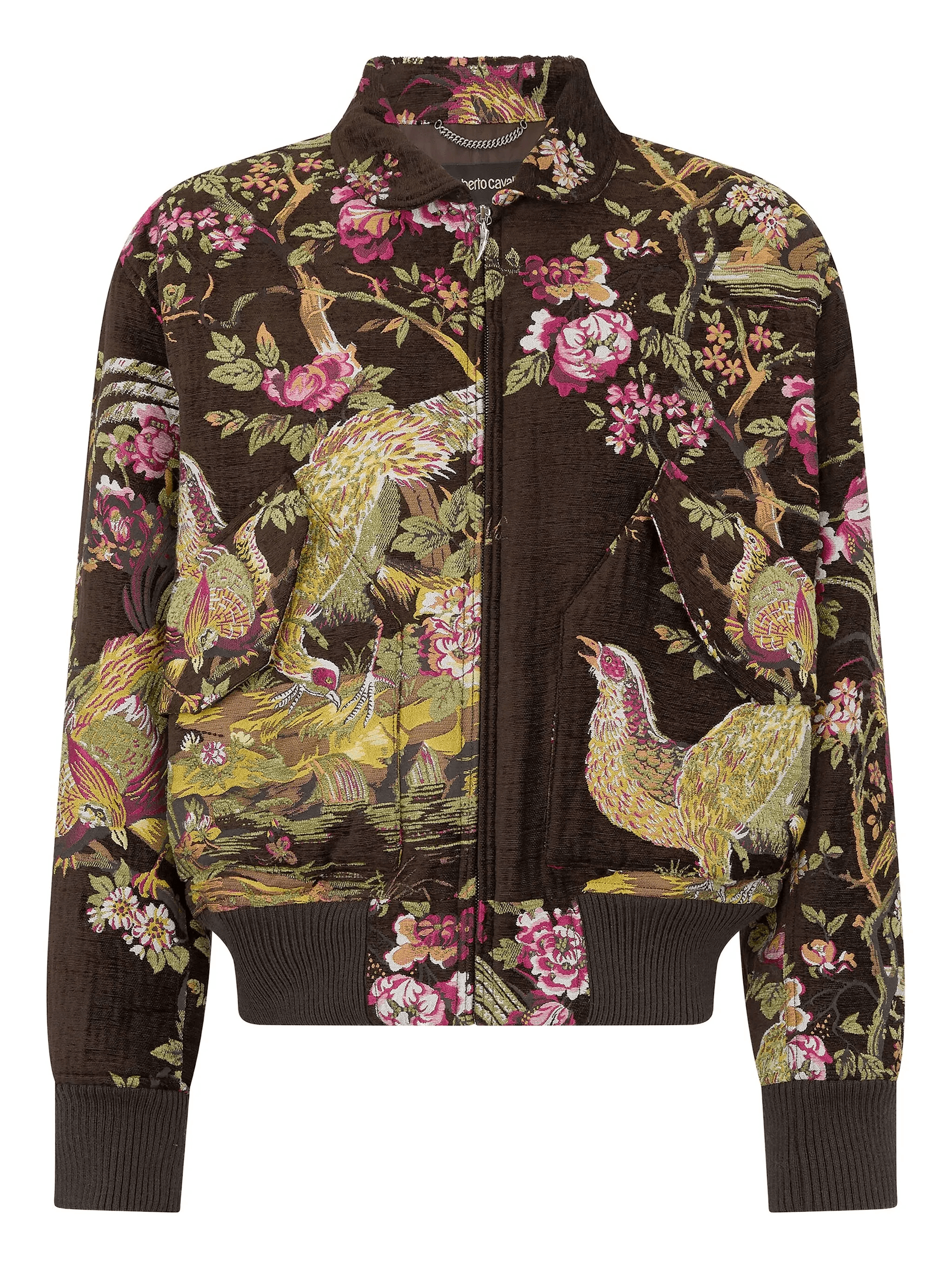 bird-floral bomber jacket - Image 1