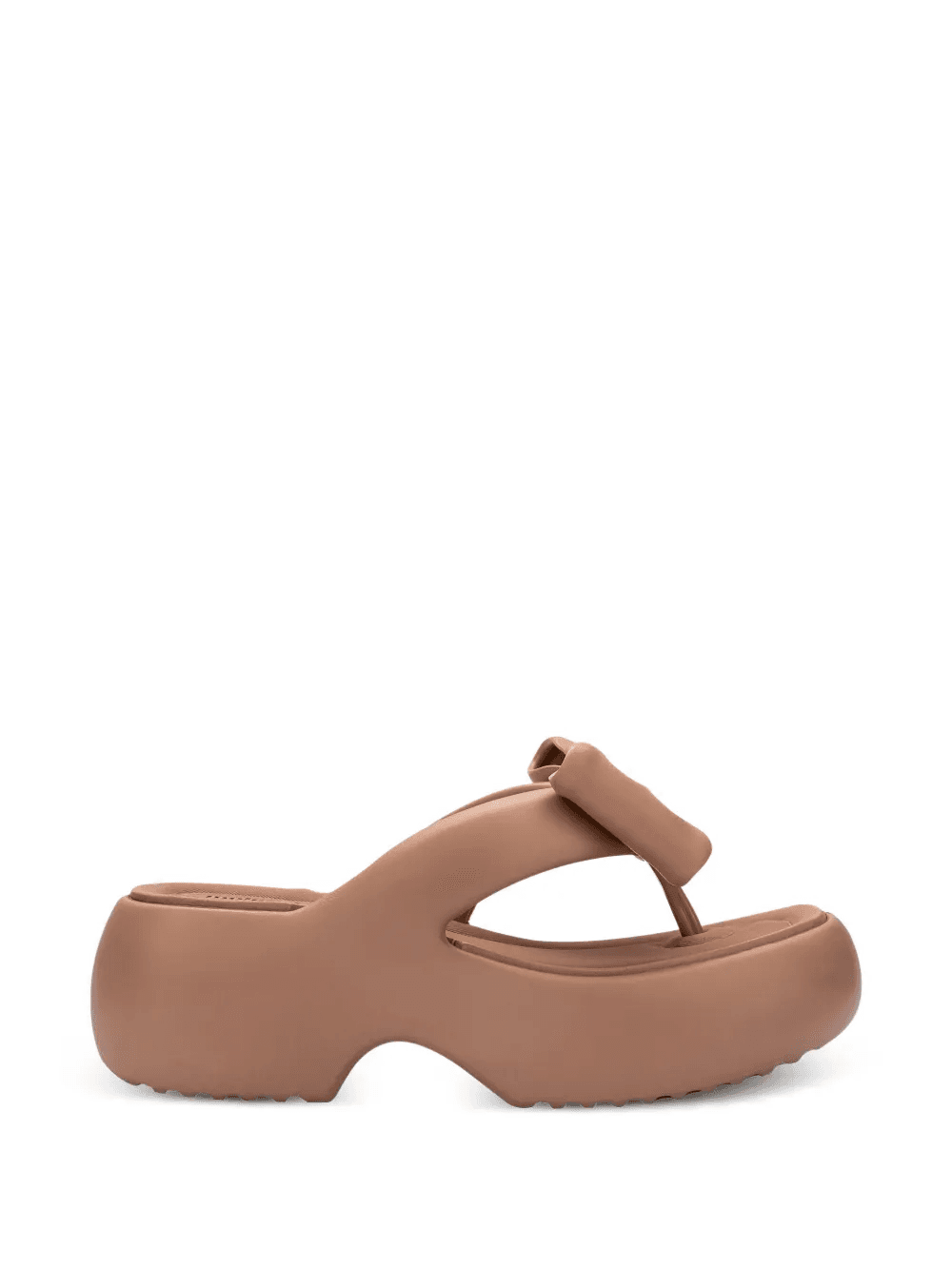 Free Fuzzy platform bow flip-flops - Image 1