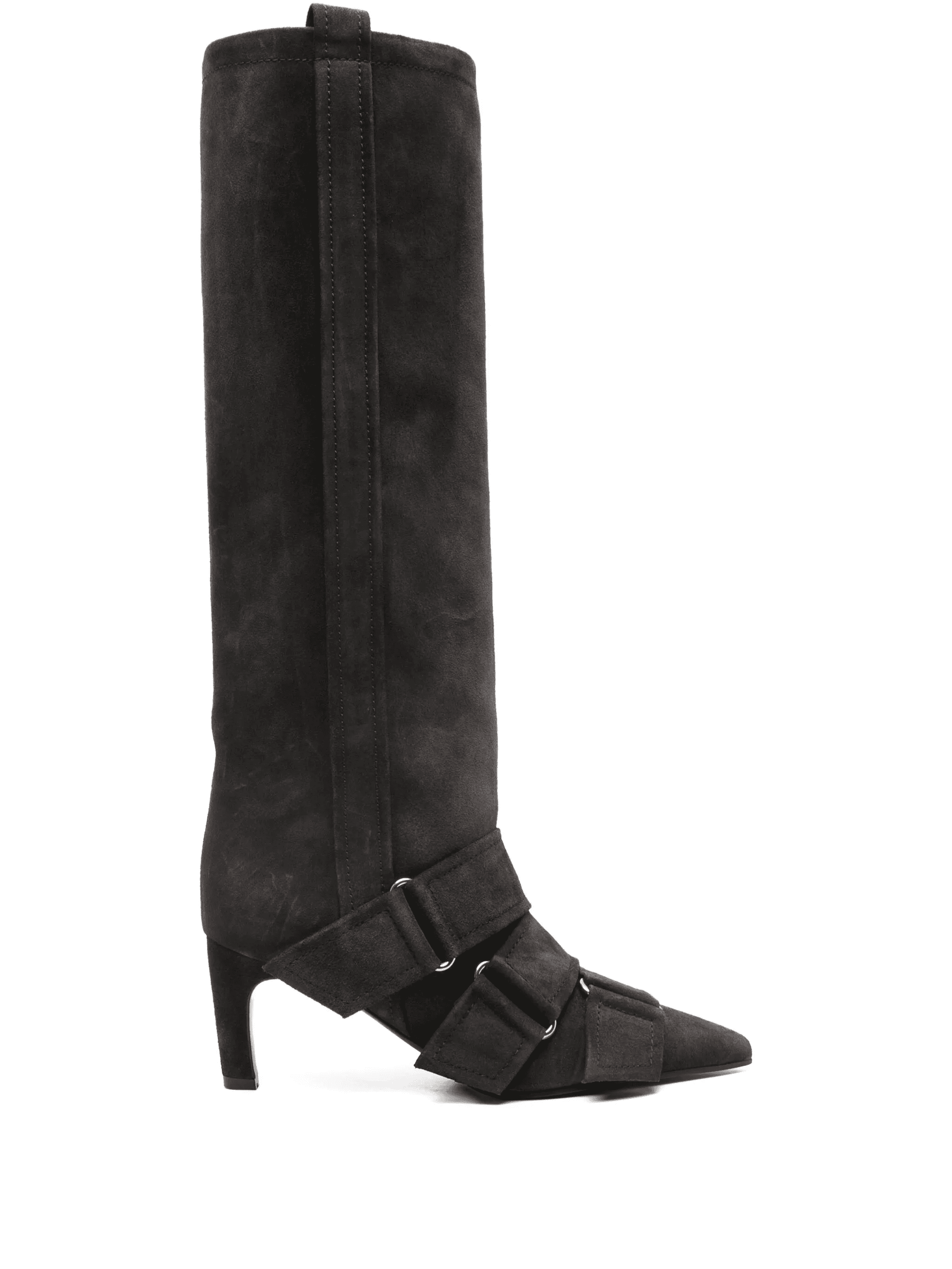 buckled knee-high boots - Image 1