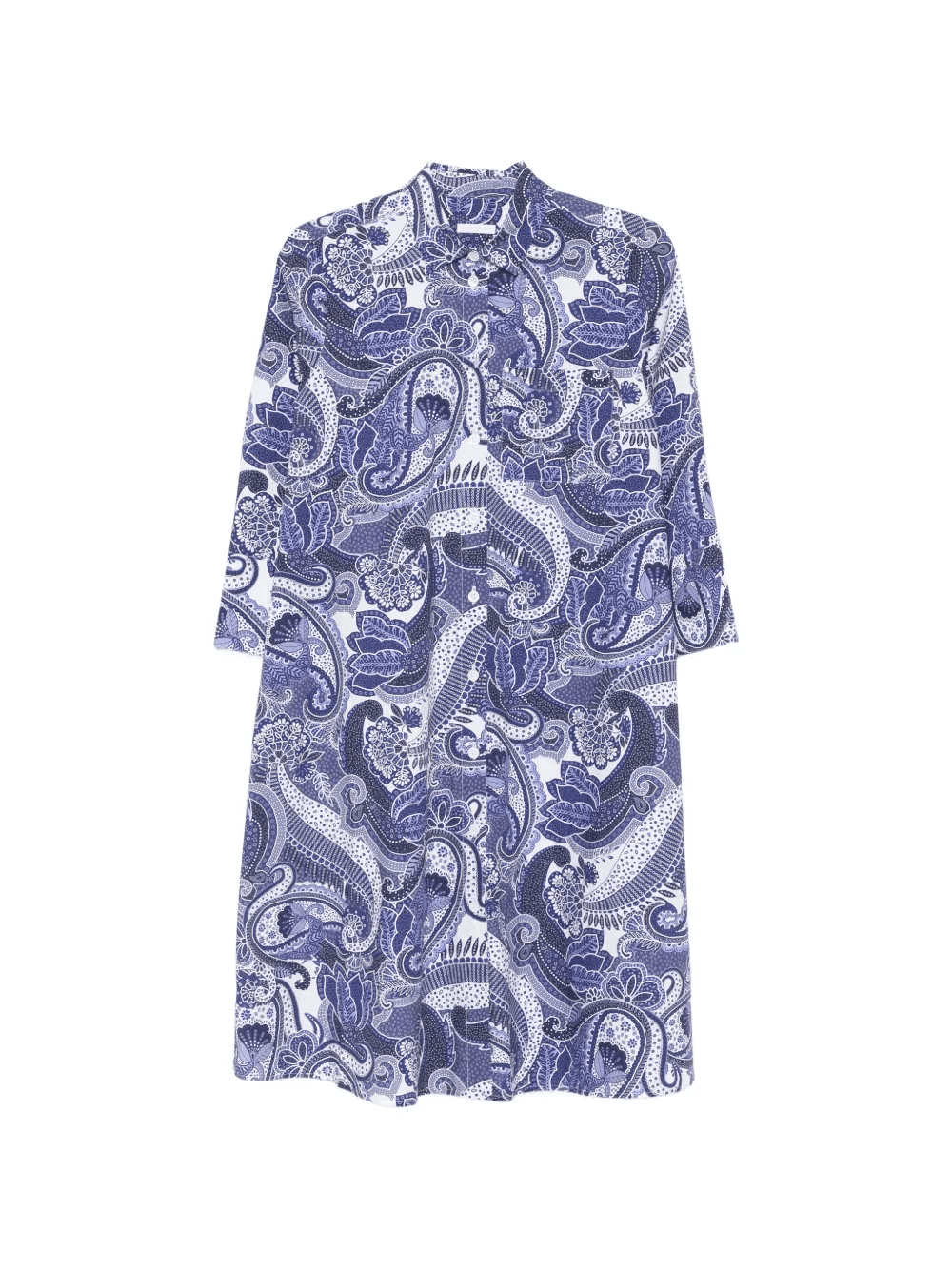 paisley-print midi shirt dress - Image 1
