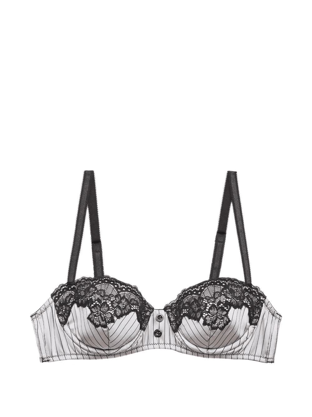Executive Balconette pinstripe lace bra - Image 1