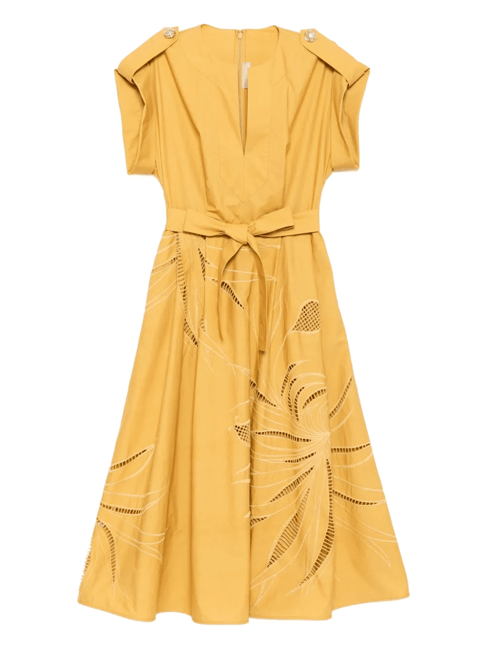 embroidered midi dress - Image 1