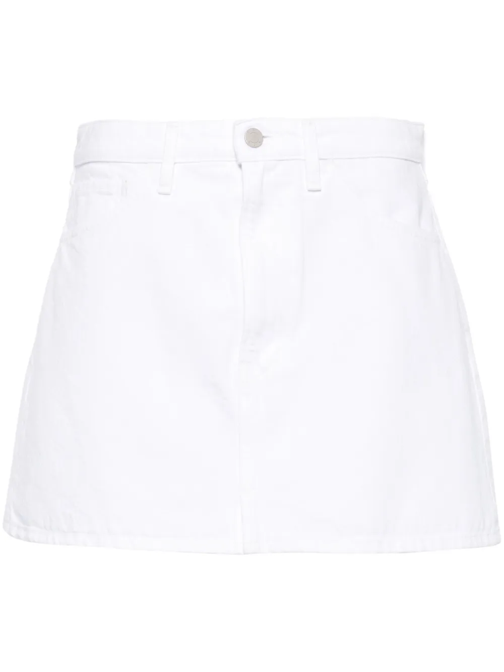 A-line denim miniskirt - Image 1