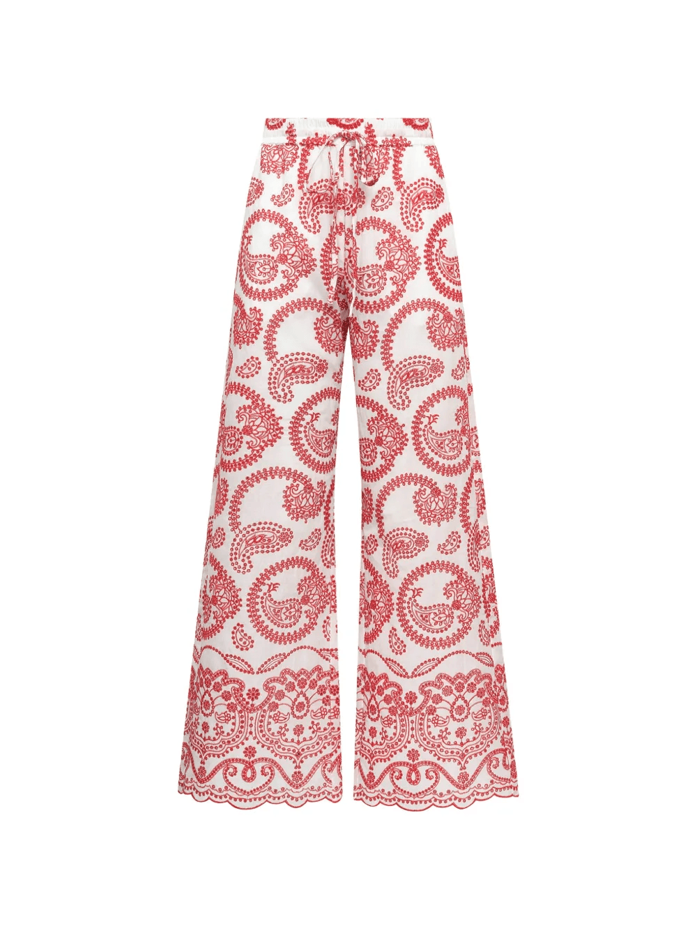 embroidered paisley trousers - Image 1