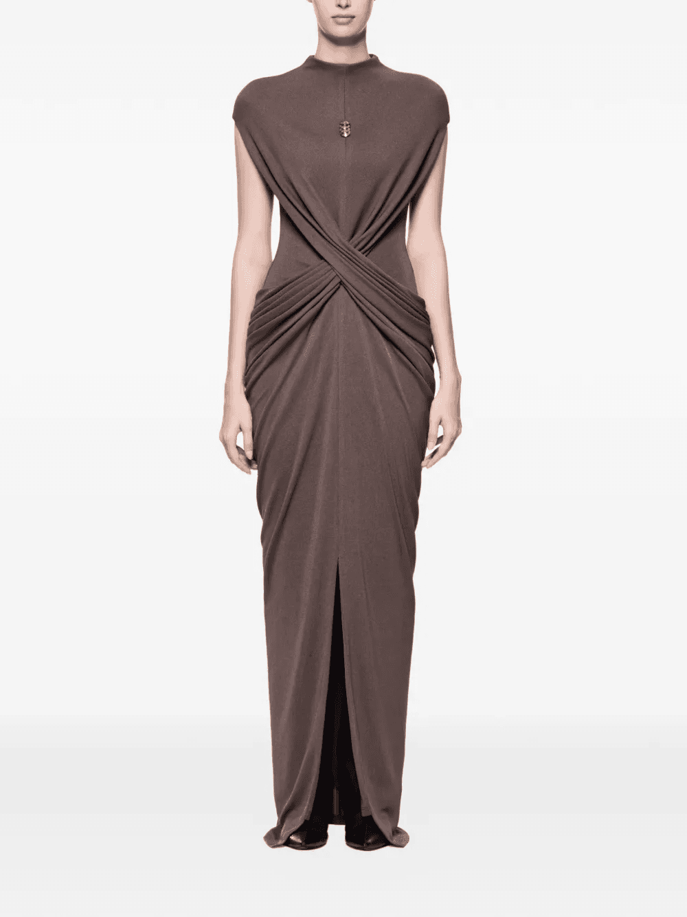 Myla draping-detail maxi dress - Image 1