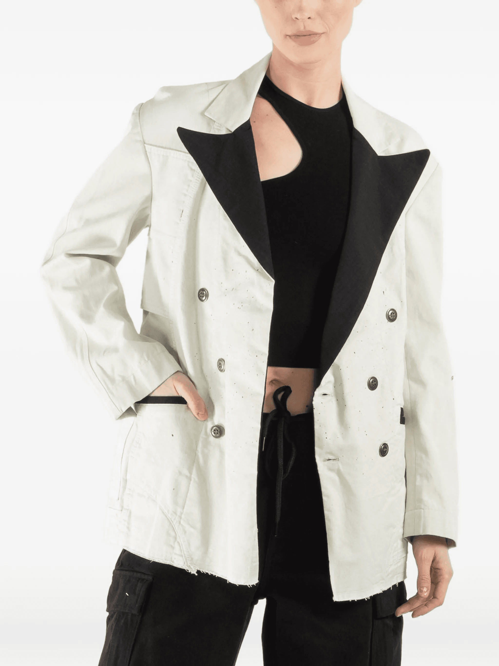 Painters double-breasted coat - Image 1