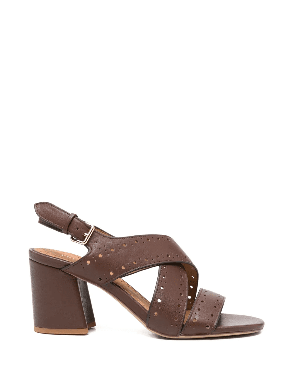 criss-cross perforated sandals - Image 1