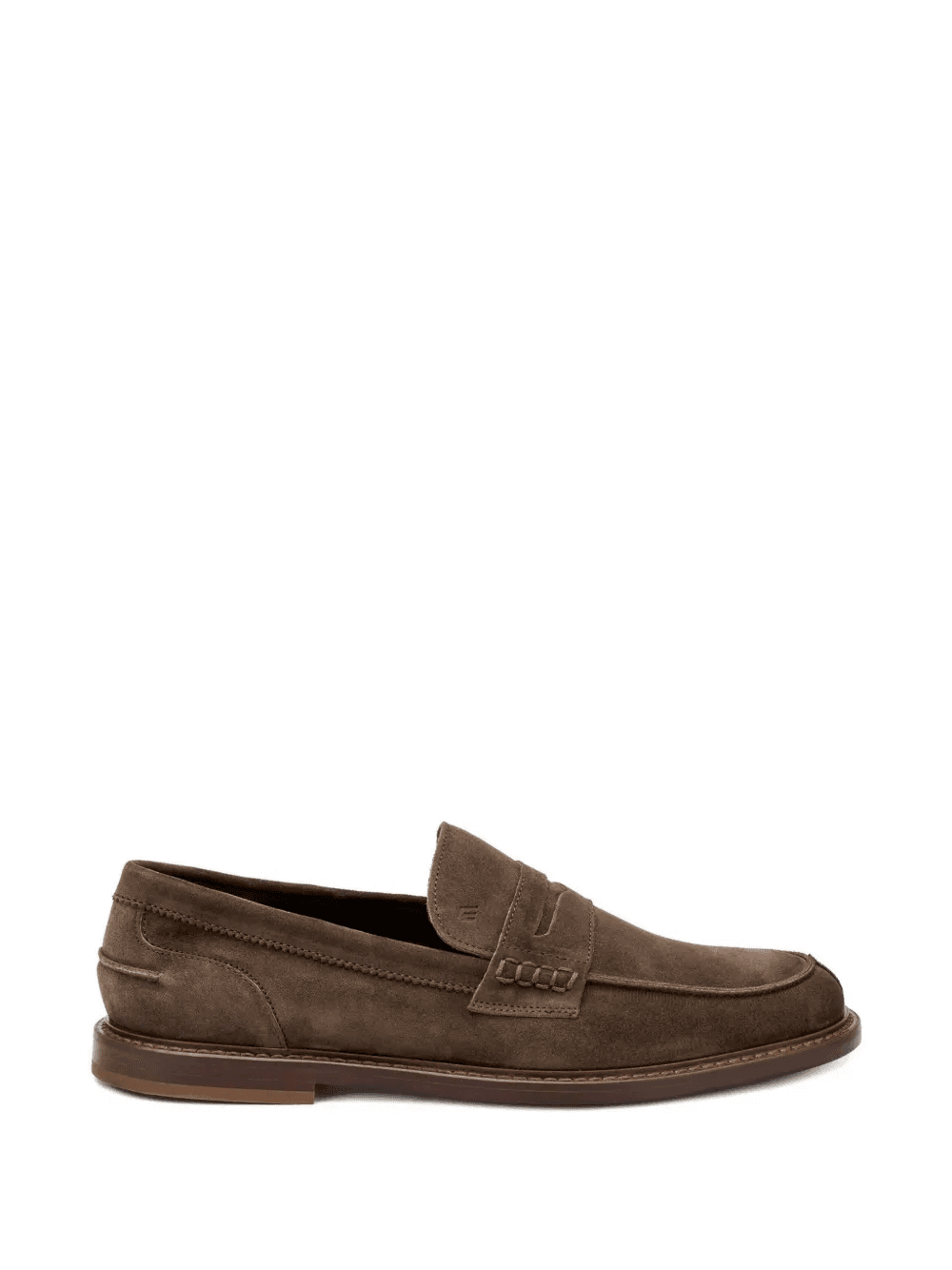 suede penny loafers - Image 1