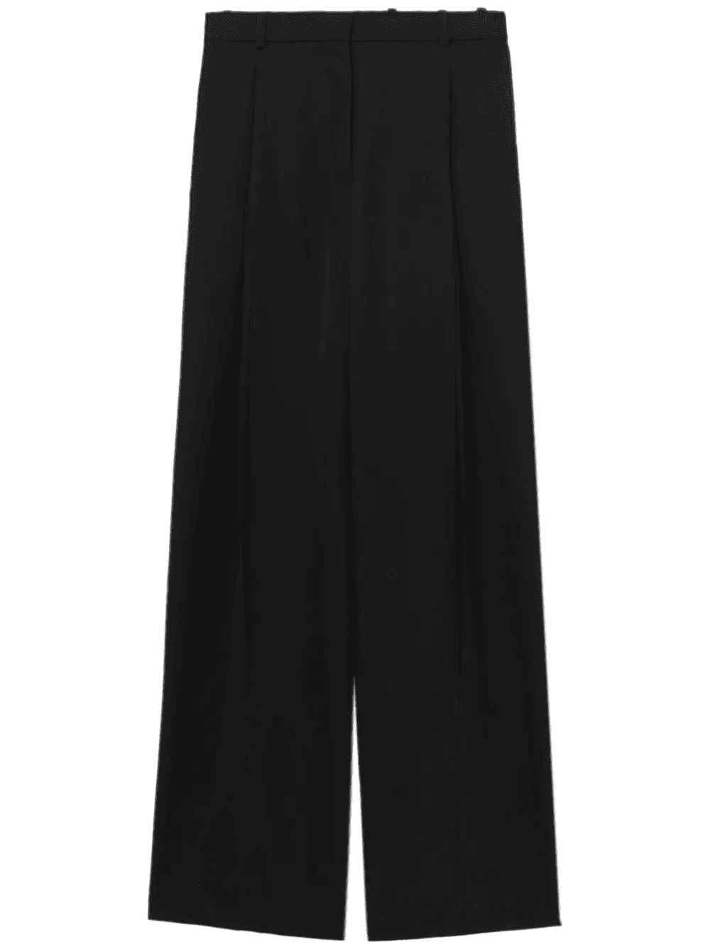 pleat-detail wide-leg trousers - Image 1
