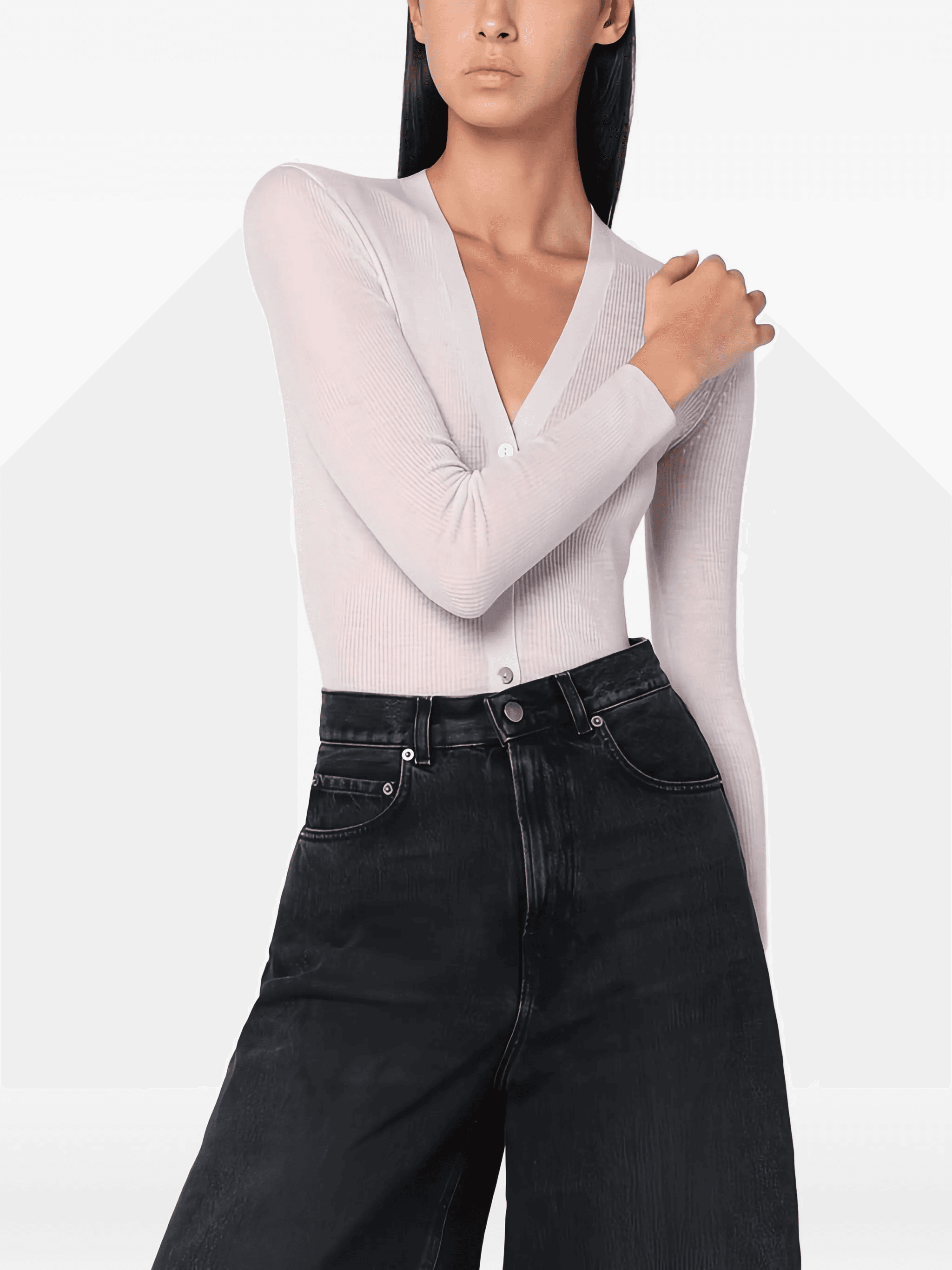 buttoned cardigan - Image 1