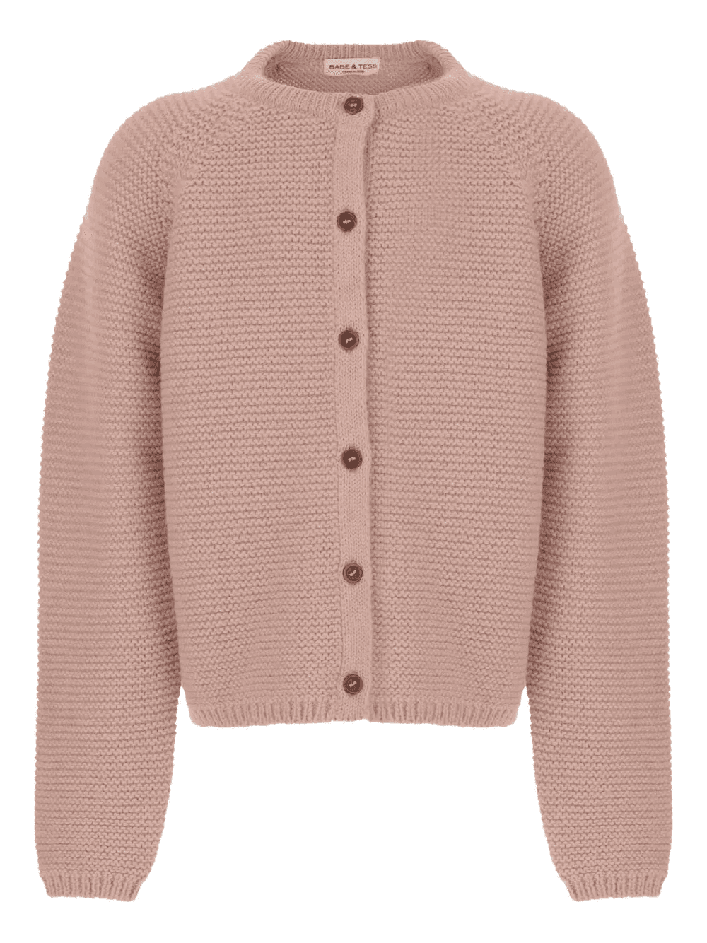 crew-neck button cardigan - Image 1