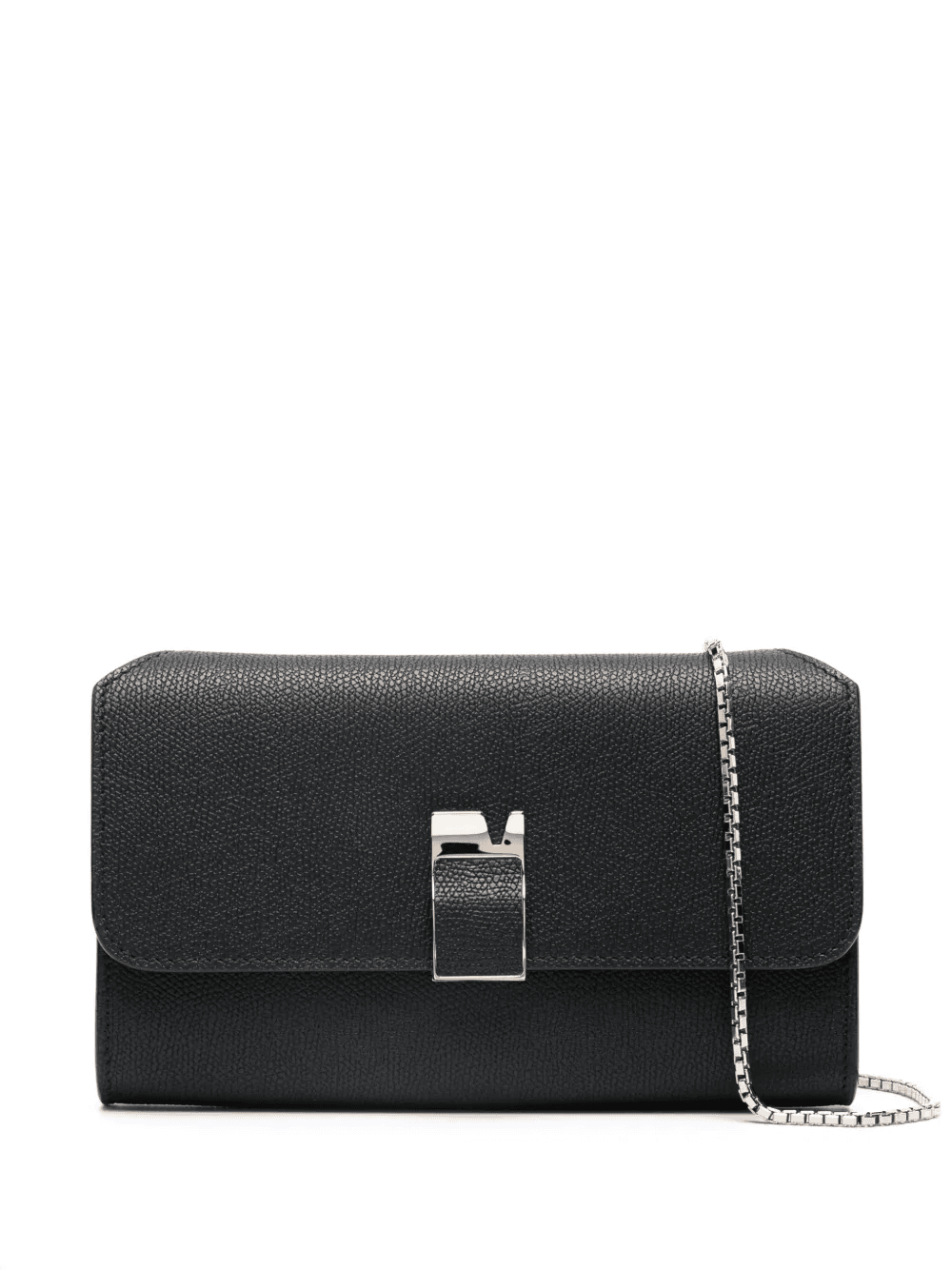 pebbled leather clutch - Image 1