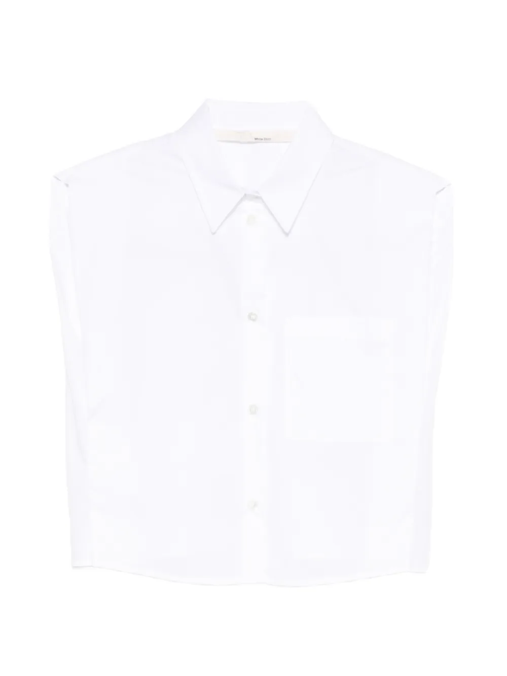 sleeveless white shirt - Image 1
