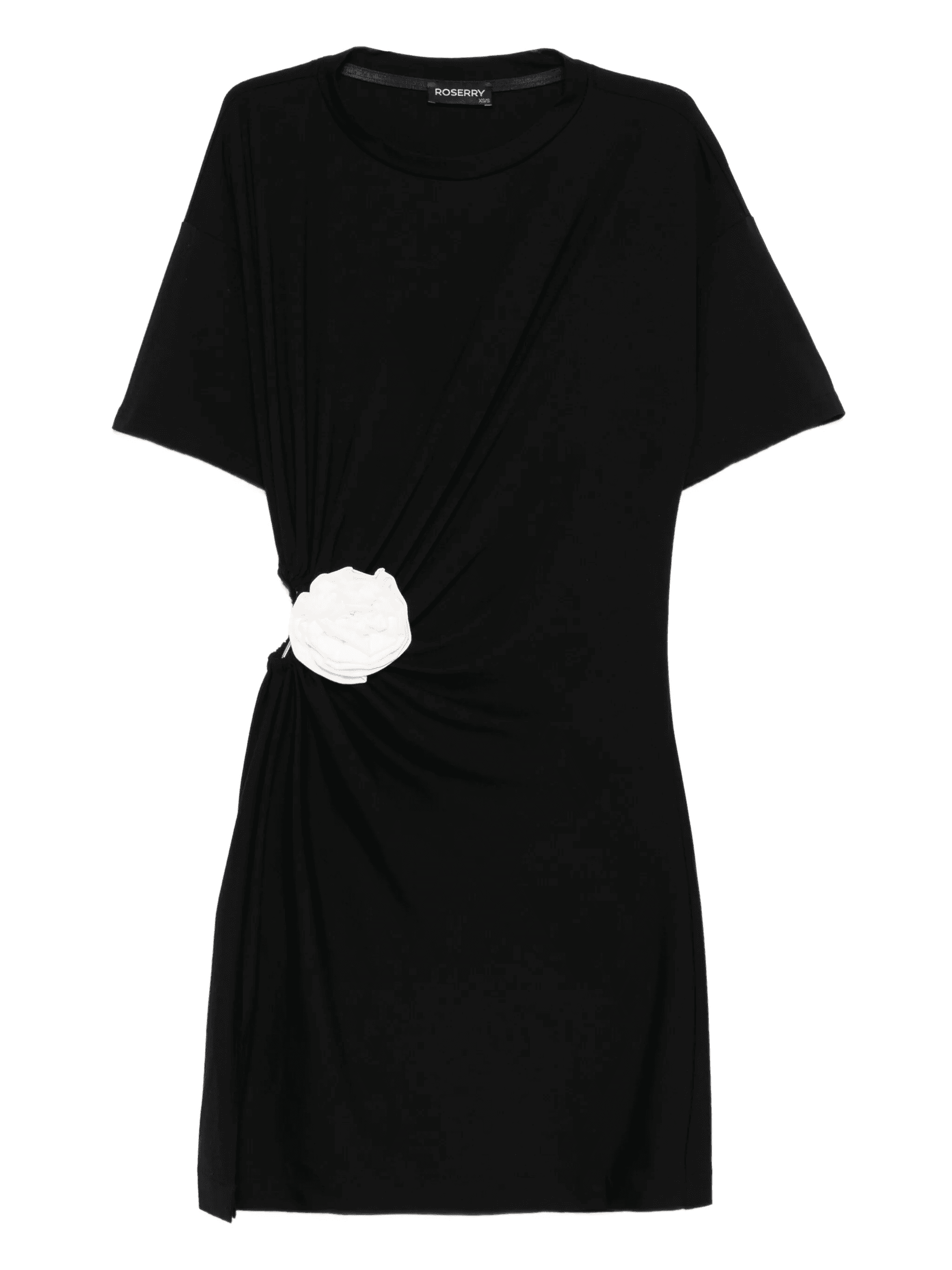 Carmen rose-embellished twisted mini dress - Image 1