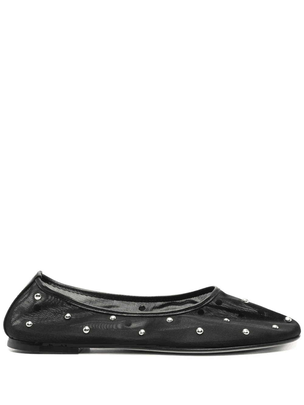 studs mesh ballet flats - Image 1