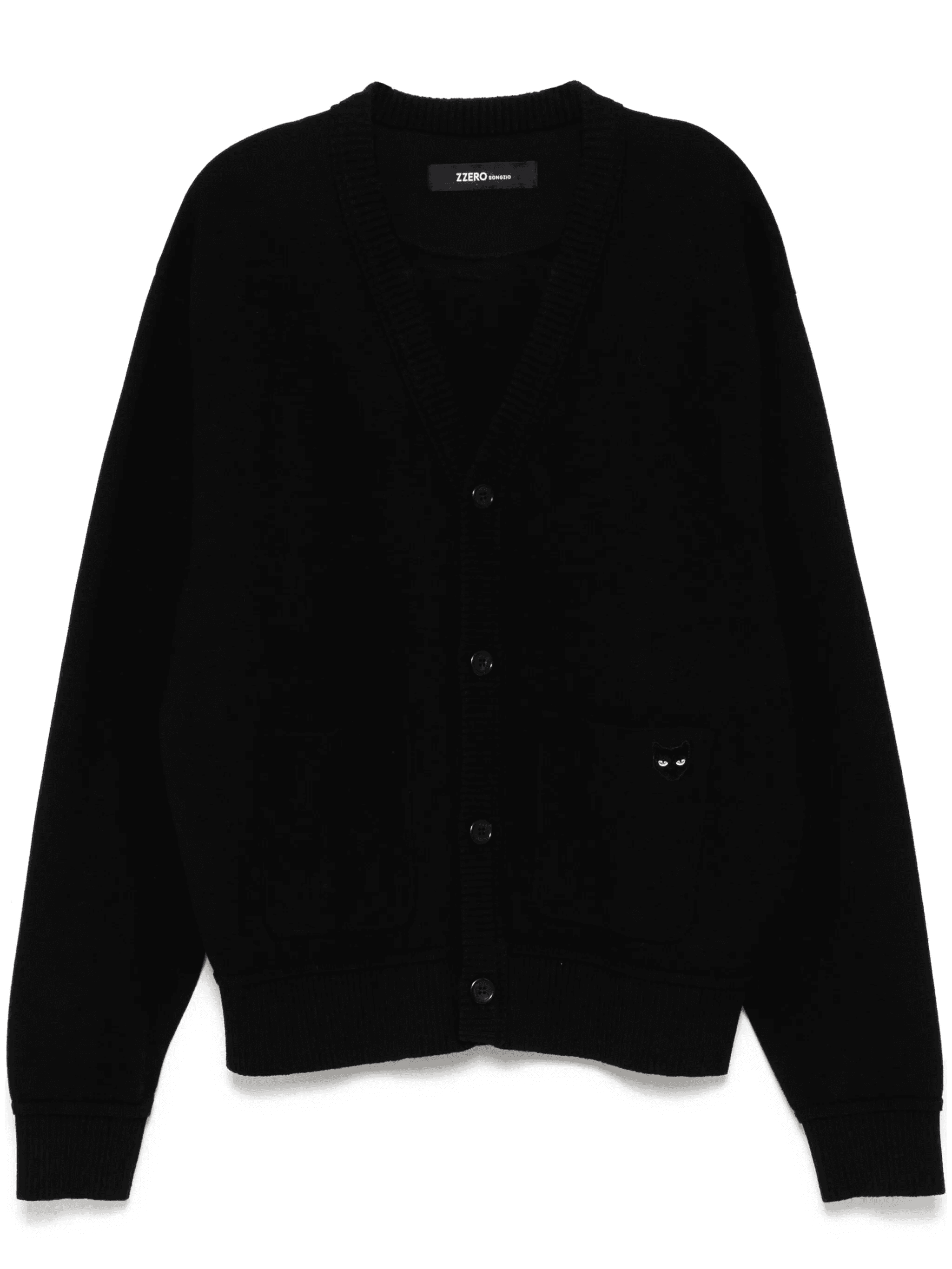 emblem seamless cardigan - Image 1