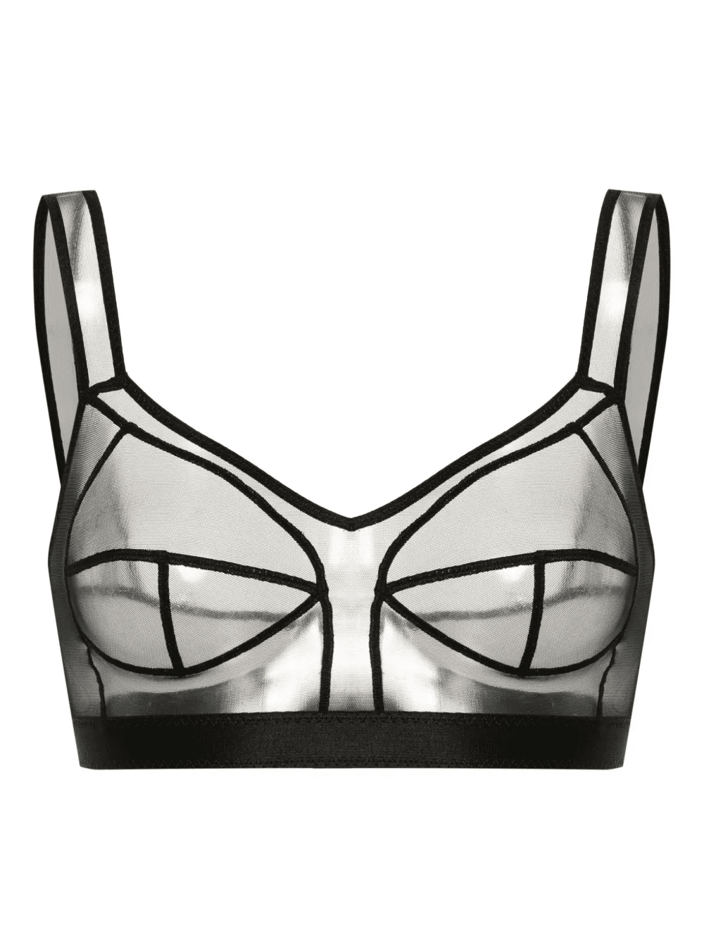 Sculpt panelled mesh bra - Image 1