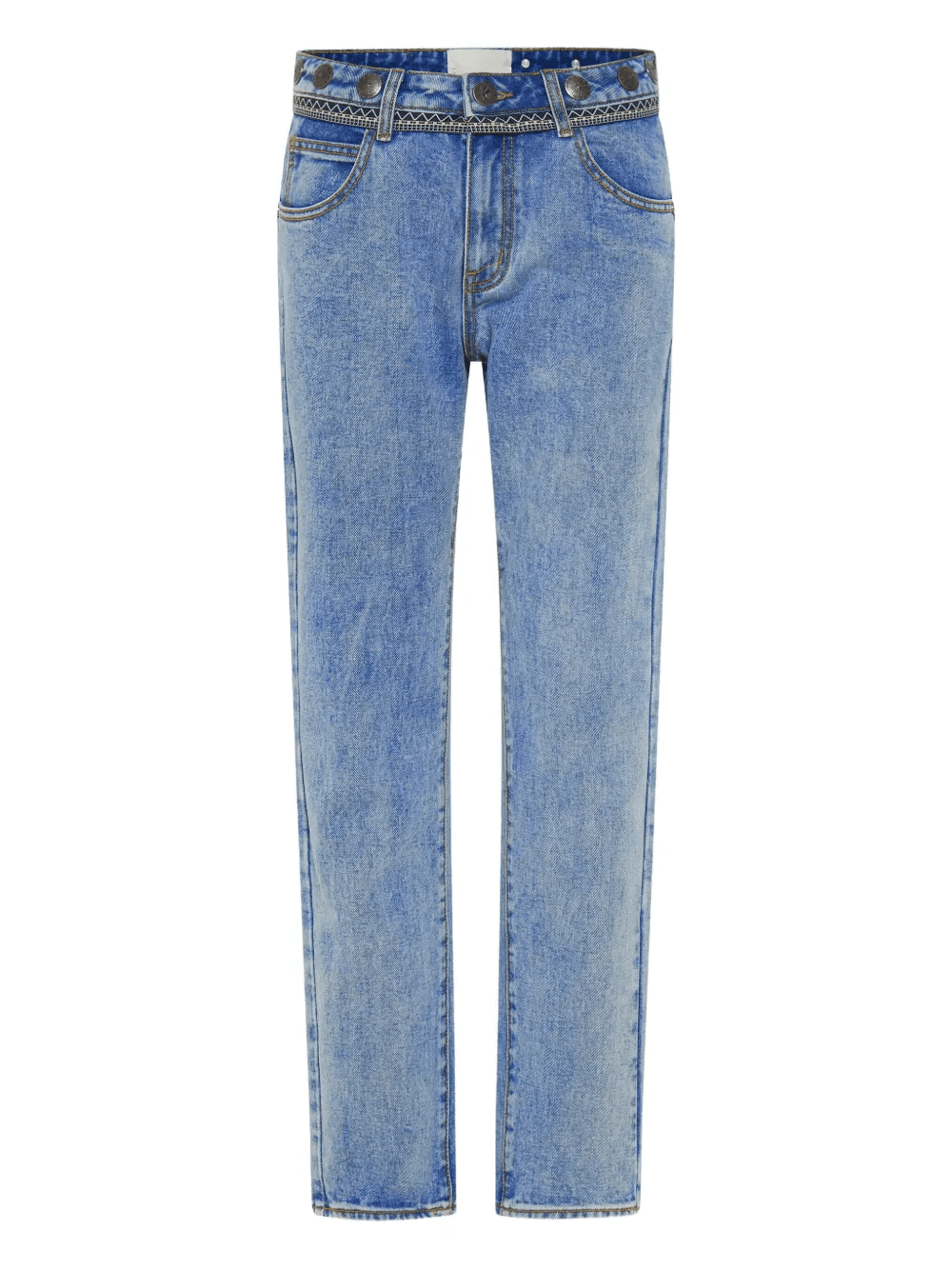 Truckers coin-embellishment jeans - Image 1